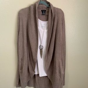 Max & Mia tan cozy sweater.